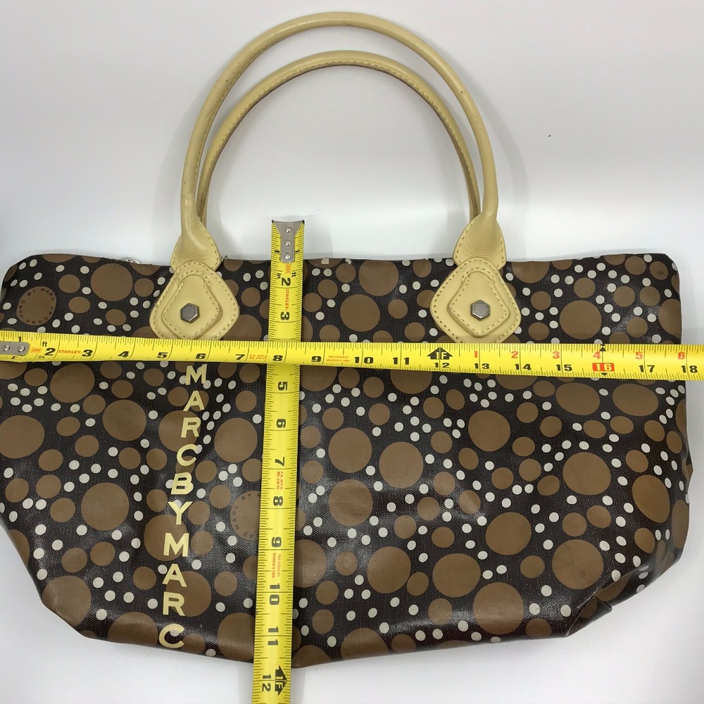 MARC JACOBS Pre-loved Unique Spotted Tote/Shoulder - Picture 4 of 8